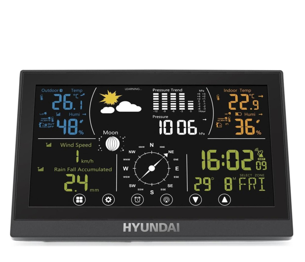 Hyundai Stacja pogodowa HY-WSP5100RWIND - 1512916 - zdjęcie 2